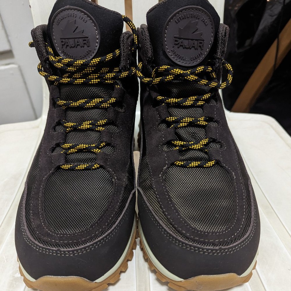 PAJAR Men's Fireburst Sneaker Boot Brown Size 9, Insulated Nylon & Leather